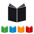 Open Book Icon - Colorful Vector Set