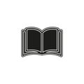 Open book icon. education book isolated