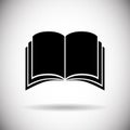 Open Book Icon Web Application Button Royalty Free Stock Photo