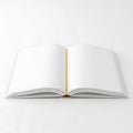 Open book isolated on white background Royalty Free Stock Photo