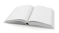 Open book isolated on white background Royalty Free Stock Photo