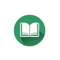 Open book logo icon Royalty Free Stock Photo