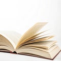 An open book with pages turning Royalty Free Stock Photo