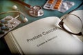 Open Book Of prostate cancer Royalty Free Stock Photo