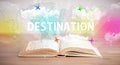 open book, vacation concept Royalty Free Stock Photo