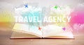open book, vacation concept Royalty Free Stock Photo