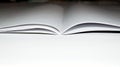 Open book ,isolated on white background,notebook Royalty Free Stock Photo