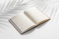 The open book. On a white background Royalty Free Stock Photo
