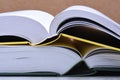 Open books closeup, learning concept Royalty Free Stock Photo