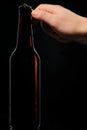 Open bottle beer Royalty Free Stock Photo