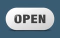 open button. open sign. key. push button. Royalty Free Stock Photo
