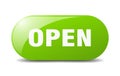 open button. open sign. key. push button. Royalty Free Stock Photo
