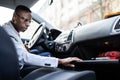 Open Car Glove Compartment Box Royalty Free Stock Photo