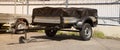 Open car trailer. Trailer for passenger cars.Sale, rental and maintenance of trailers