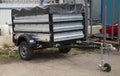 Open car trailer. Trailer for passenger cars.Sale, rental and maintenance of trailers