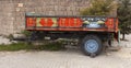 Open car trailer. Trailer for passenger cars. Turkey