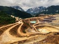 Open Cast Mining Erzberg, Austria Royalty Free Stock Photo