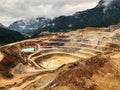 Open Cast Mining Erzberg, Austria Royalty Free Stock Photo