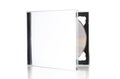 Open CD box with disc Royalty Free Stock Photo