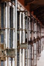 Open Cell Block - Ohio State Reformatory Prison - Mansfield, Ohio Royalty Free Stock Photo