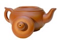 Open chinese pottery (clay) teapot.
