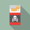 Open cigarettes pack box Royalty Free Stock Photo