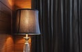 Open classic lamp in bedroom Royalty Free Stock Photo