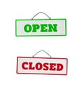 Open and close door signs