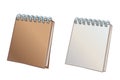Open and close notebook Royalty Free Stock Photo