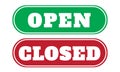 open and close sign board