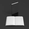 Open and closed books with blank pages Royalty Free Stock Photo