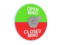 Open and closed mind switch