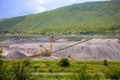 Open coal mine Royalty Free Stock Photo