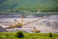 Open coal mine Royalty Free Stock Photo