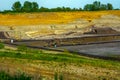 Open coal mine Royalty Free Stock Photo