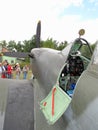 Open cockpit of Supermarine Spitfire