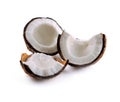 Open coconuts Royalty Free Stock Photo