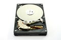 Open computer hard drive Royalty Free Stock Photo