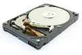 Open computer hard drive Royalty Free Stock Photo