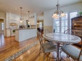 Open concept contemporary kitchen in luxury home