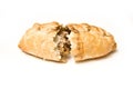 Open Cornish pasty Royalty Free Stock Photo