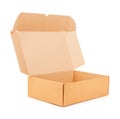 Open corrugated cardboard box Royalty Free Stock Photo