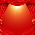 Open curtain