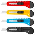 Open cutter knife Royalty Free Stock Photo