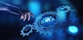 Open data database integration api internet technology concept