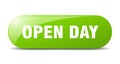 open day button. open day sign. key. push button. Royalty Free Stock Photo