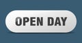 open day button. open day sign. key. push button. Royalty Free Stock Photo