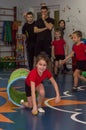 Open day in the kindergarten of Kaluga region of Russia.