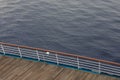 Open deck on cruise ship Royalty Free Stock Photo