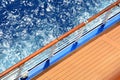 Open deck on cruise ship Royalty Free Stock Photo